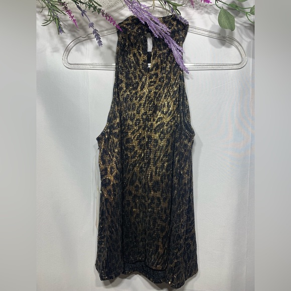 NWT Iris Basic Cheetah Halter Tank - Picture 4 of 6